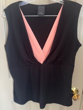 Women's j.t.b. black tank top sz XL